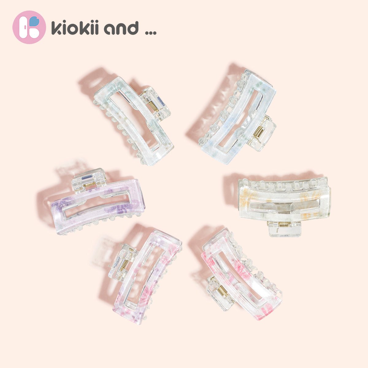 Arch14 Pastel Blossoms Small Claw Clip 1pc by Arch14 – Hair Accessories