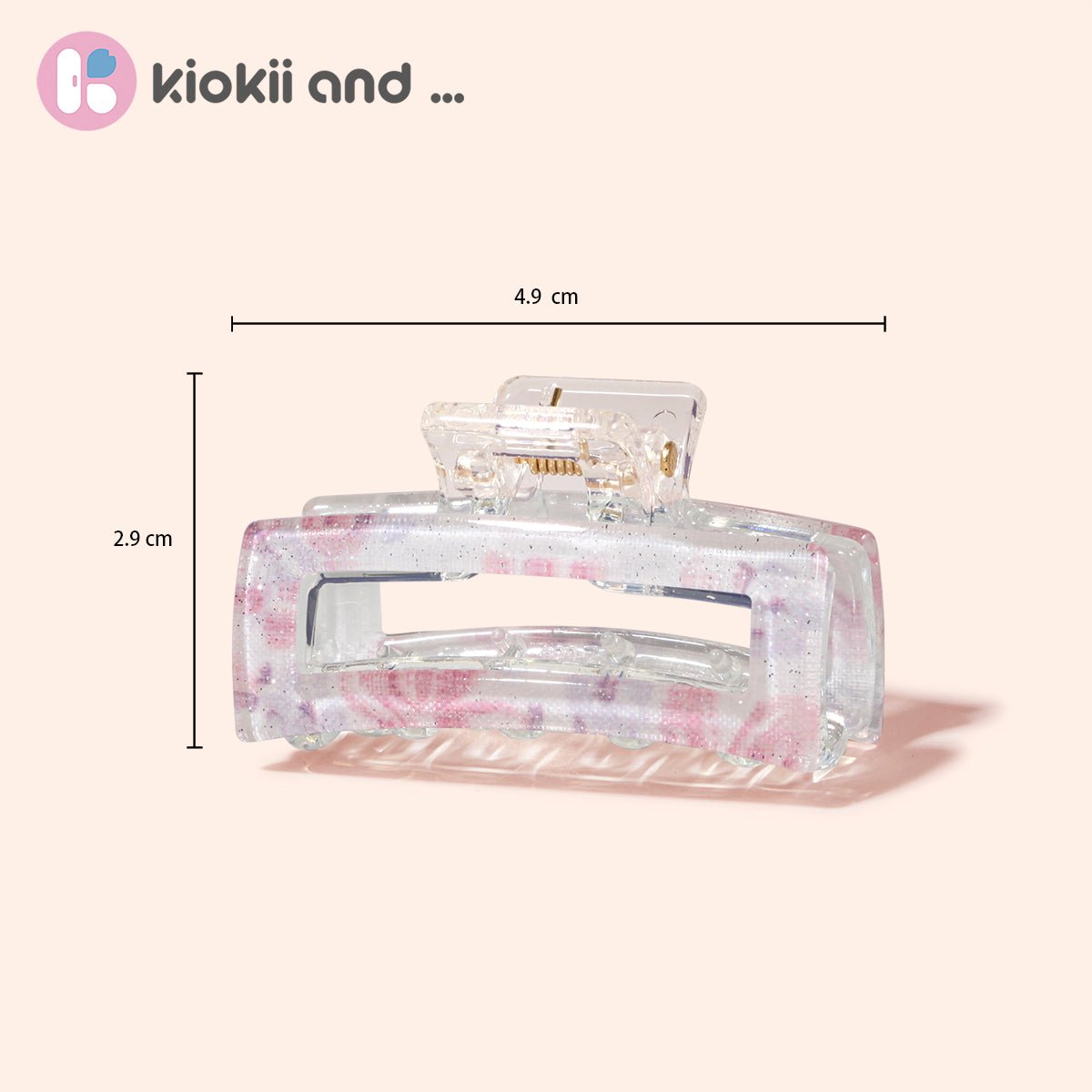 Arch14 Pastel Blossoms Small Claw Clip 1pc by Arch14 – Hair Accessories