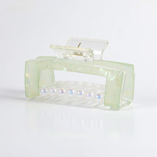 Arch14 Pearl Accent Rectangle Hair Claw 1pc by Arch14 – Hair Accessories photo