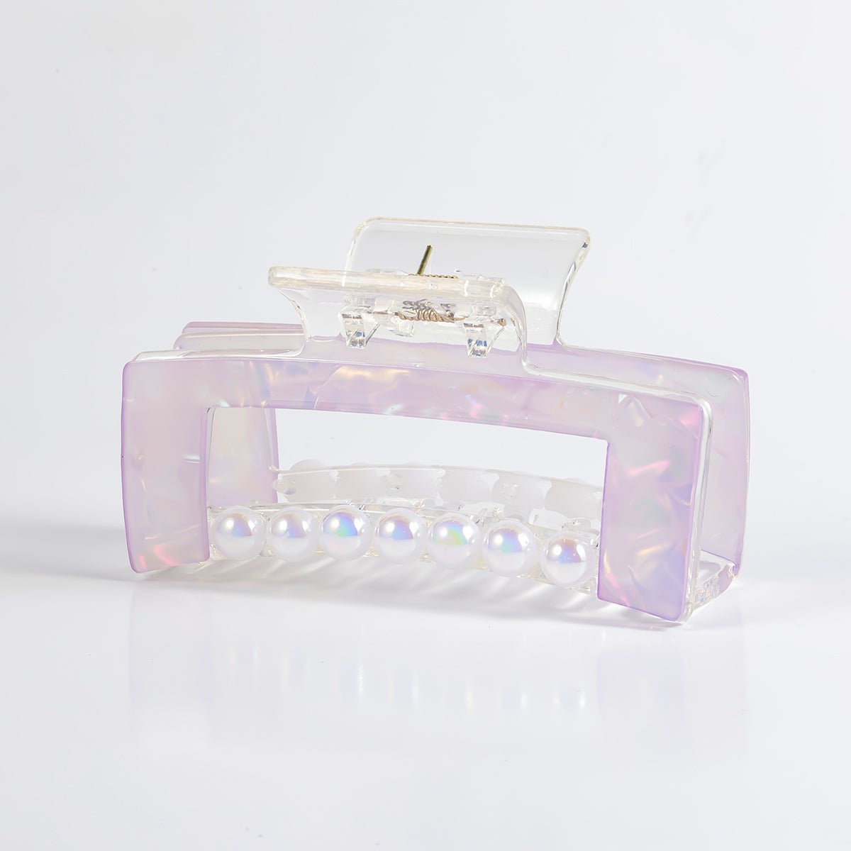 Arch14 Pearl Accent Rectangle Claw Clip 1pc by Arch14 – Hair Accessories