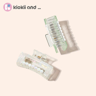 Arch14 Pearl Accent Rectangle Hair Claw 1pc by Arch14 – Hair Accessories photo