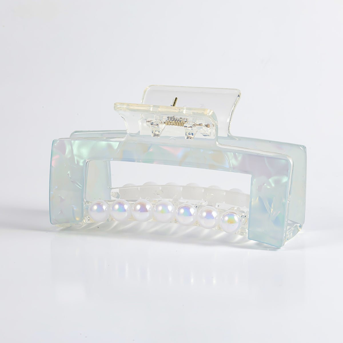 Arch14 Pearl Accent Rectangle Claw Clip 1pc by Arch14 – Hair Accessories