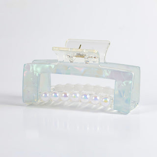Arch14 Pearl Accent Rectangle Hair Claw 1pc by Arch14 – Hair Accessories photo
