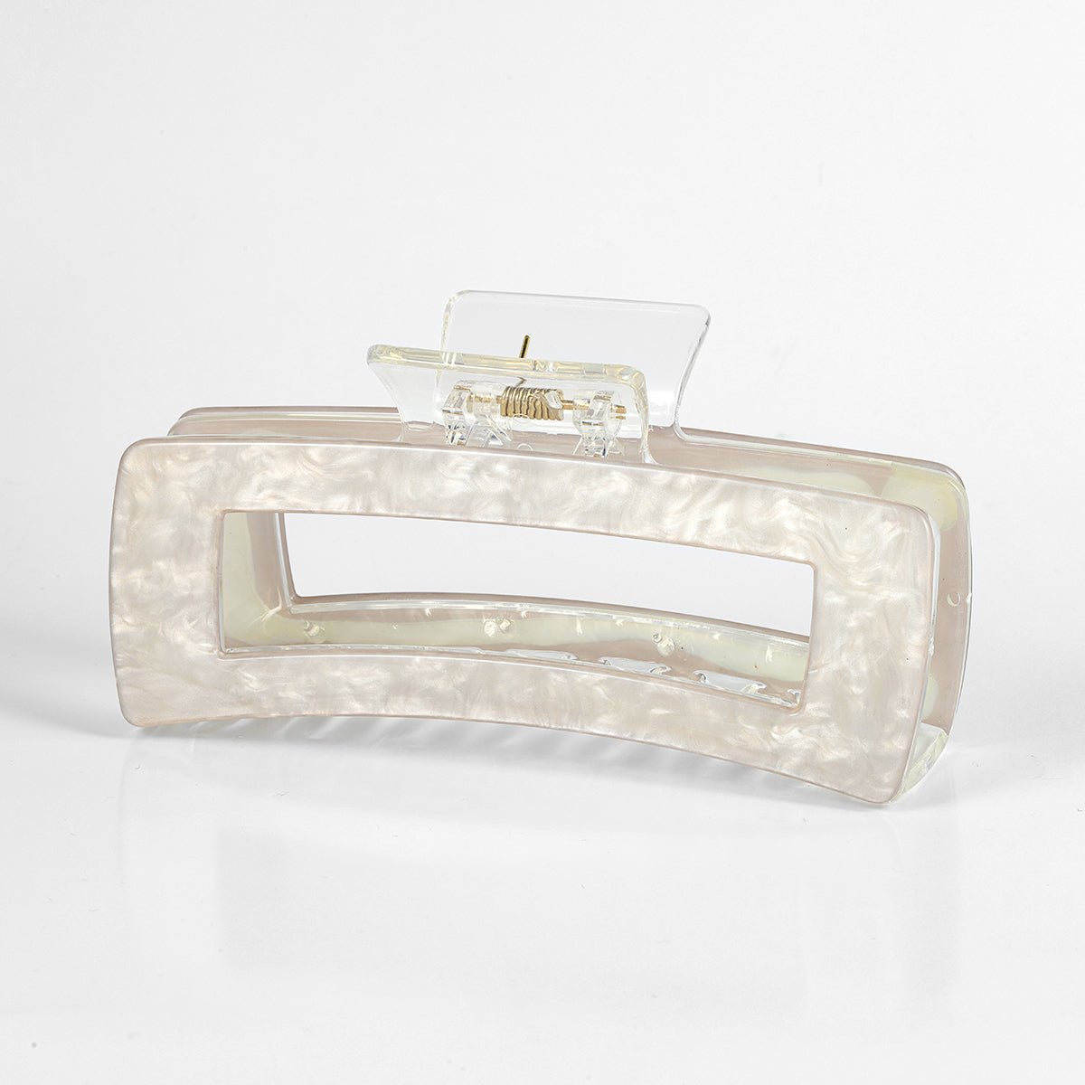 Arch14 Pearl Matte Rectangular Claw Clip 1pc by Arch14 – Hair Accessories