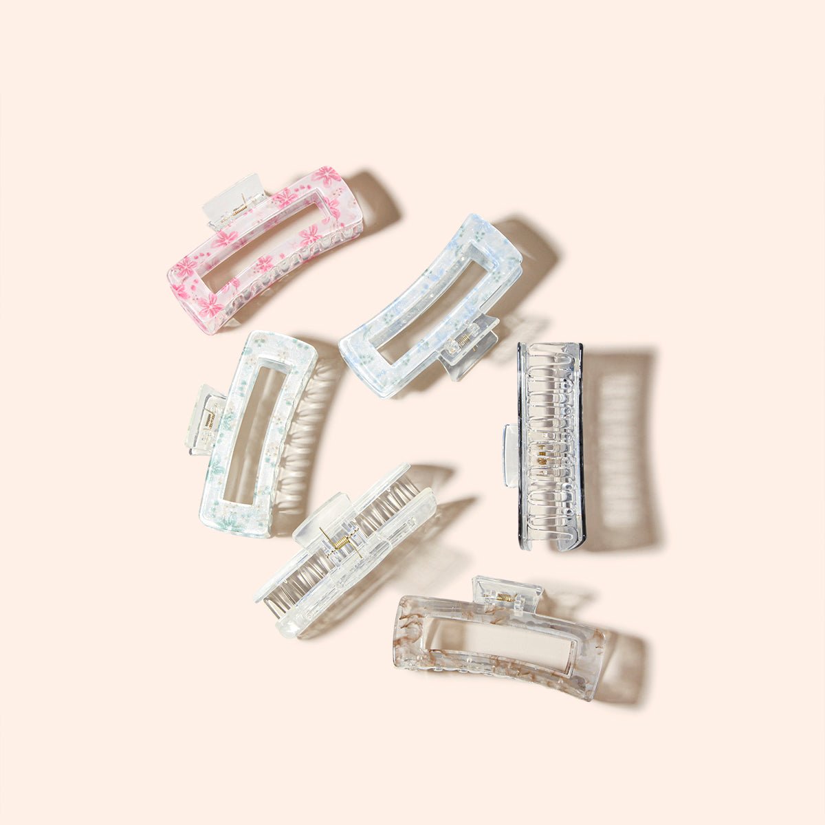 Arch14 Petal Pop Clear Claw Clip 1pc by Arch14 – Hair Accessories