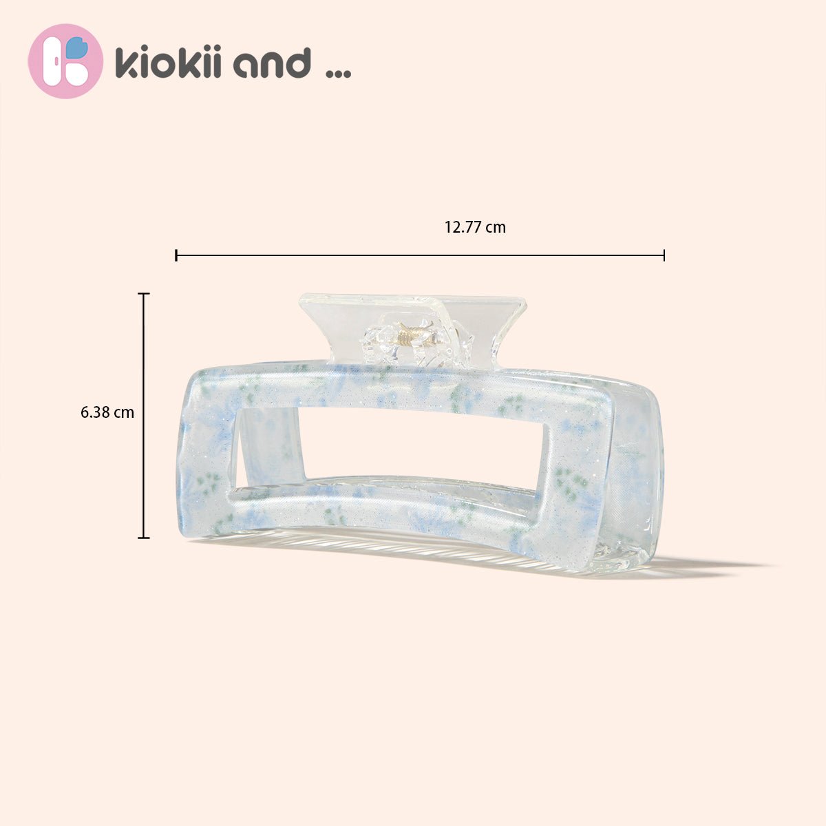 Arch14 Petal Pop Clear Claw Clip 1pc by Arch14 – Hair Accessories