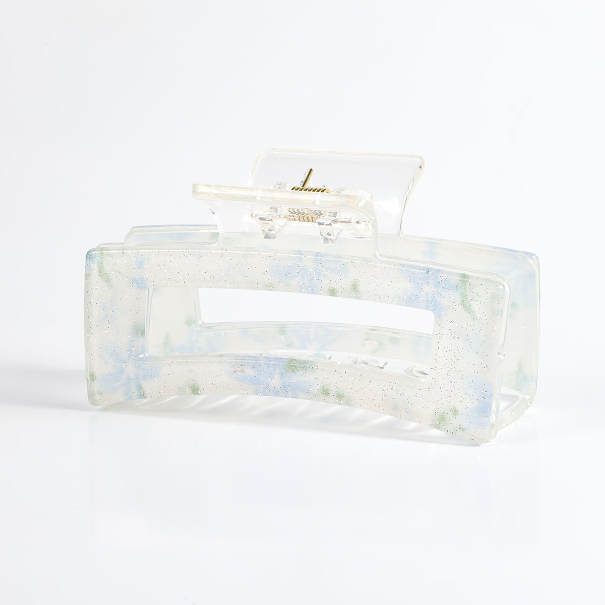 Arch14 Printed Floral Rectangle Claw Clip 1pc by Arch14 – Hair Accessories