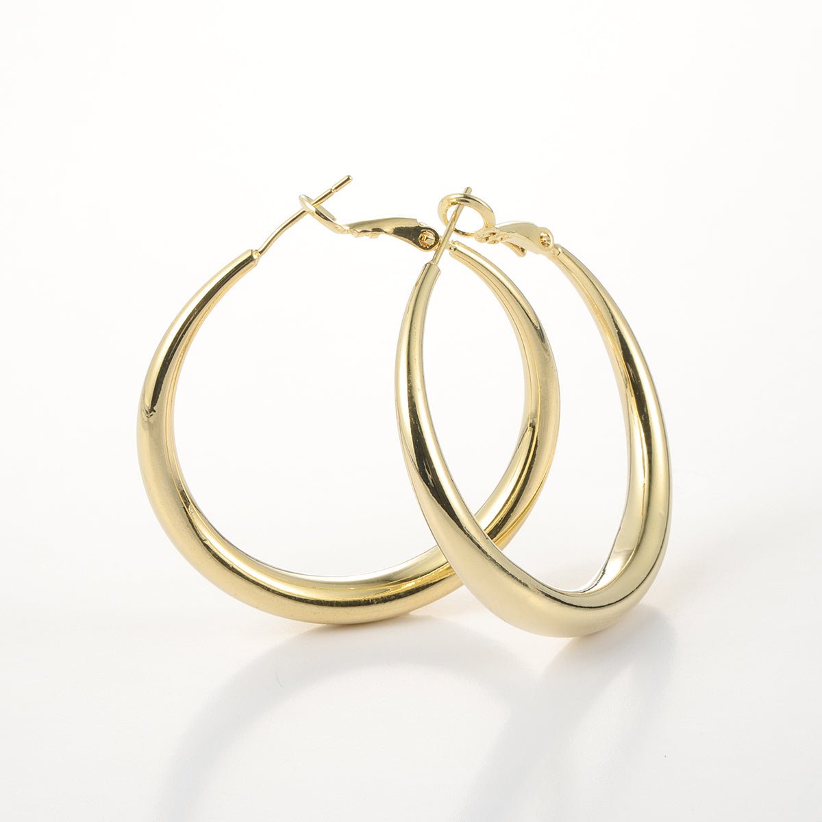 Arch14 Signature Shine Classic 18K Gold Hoop Earrings by Arch14 – Earrings