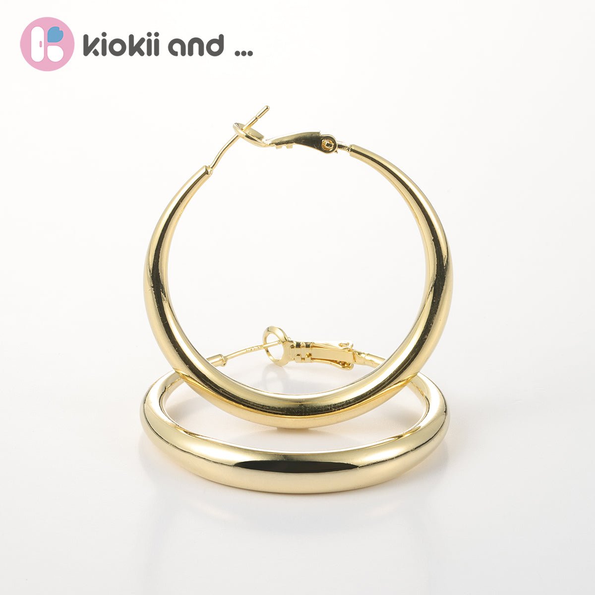 Arch14 Signature Shine Classic 18K Gold Hoop Earrings by Arch14 – Earrings
