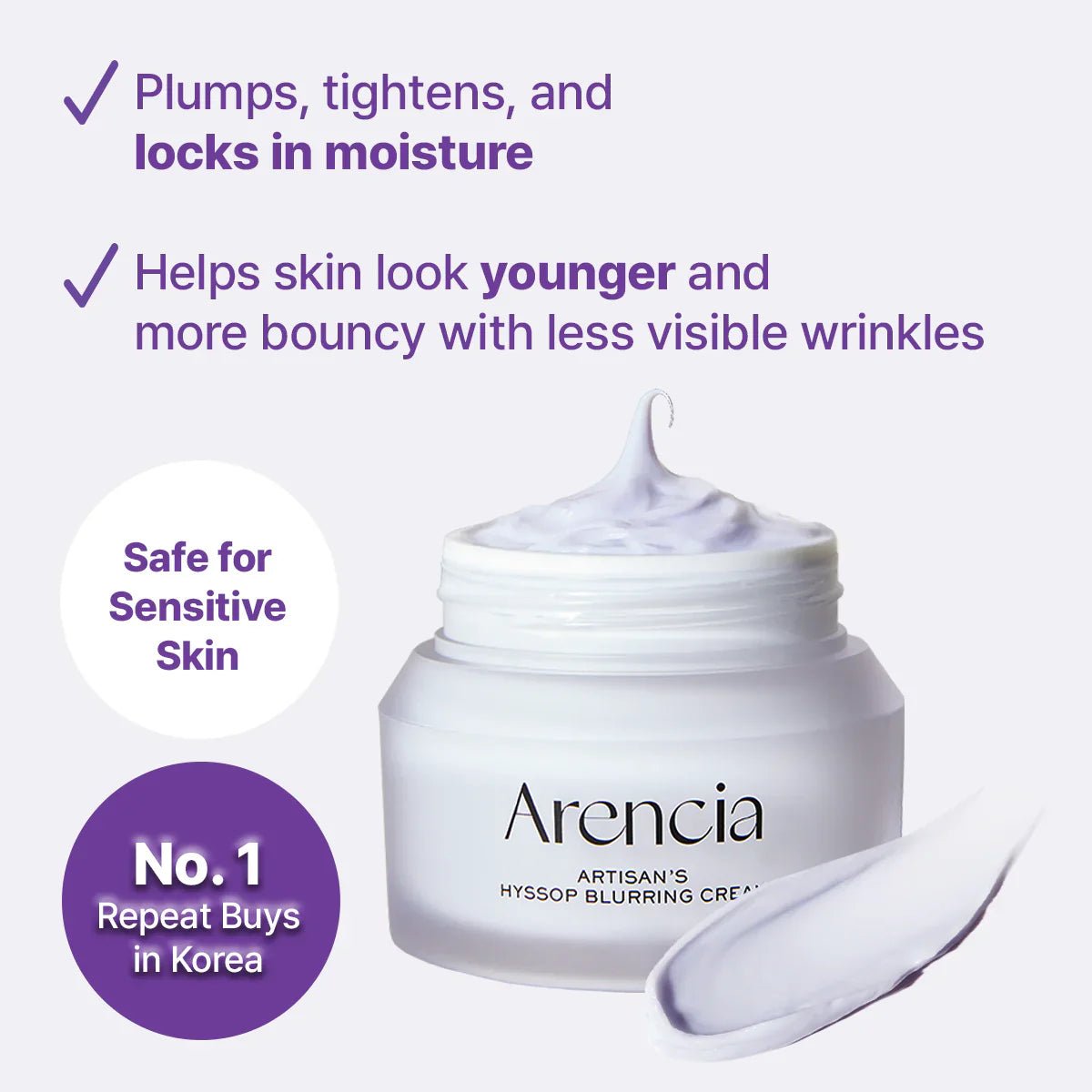 Arencia Artisans Hyssop Blurring Cream 30g by Arencia – Lotion & Cream