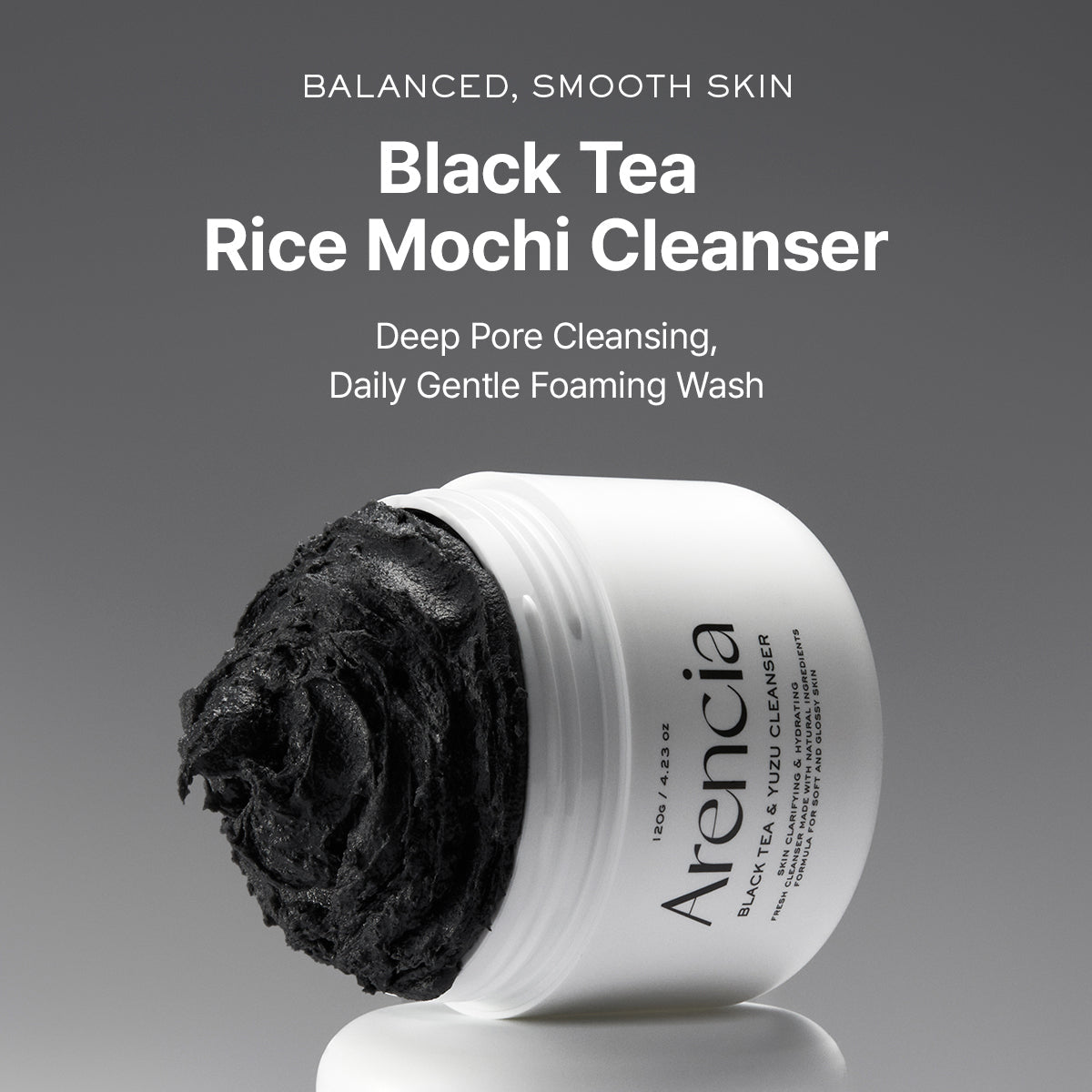 Arencia Black Tea & Yuzu Cleanser 120g by Arencia – Facial Cleanser