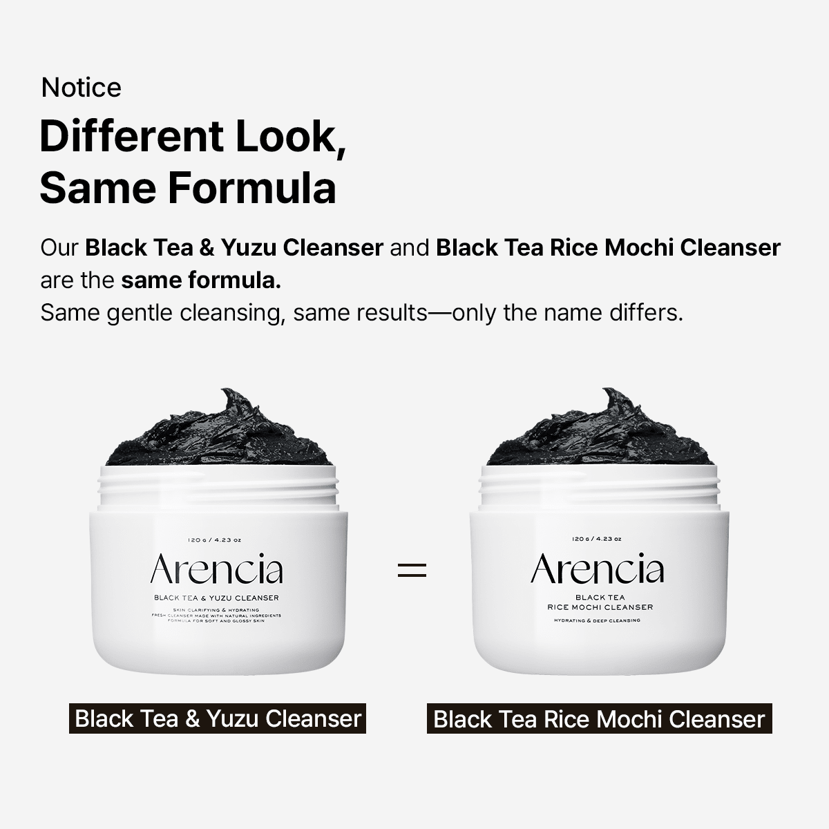 Arencia Black Tea & Yuzu Cleanser 120g by Arencia – Facial Cleanser