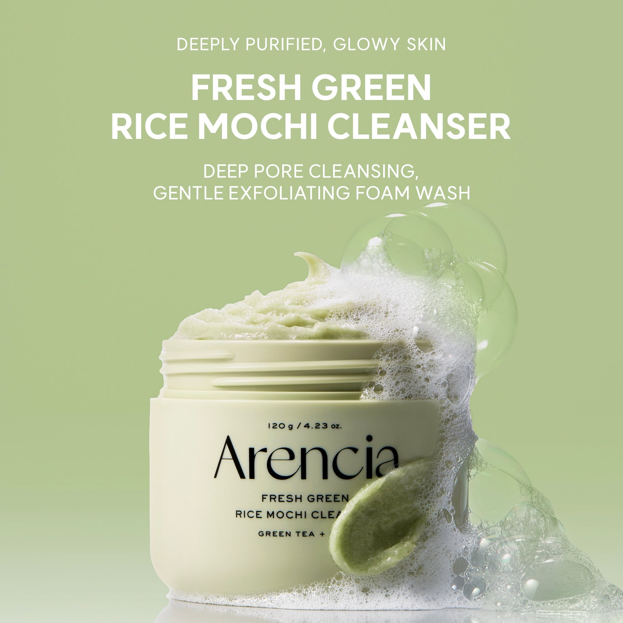Arencia Fresh Green Rice Mochi Cleanser 120g by Arencia – Facial Cleanser
