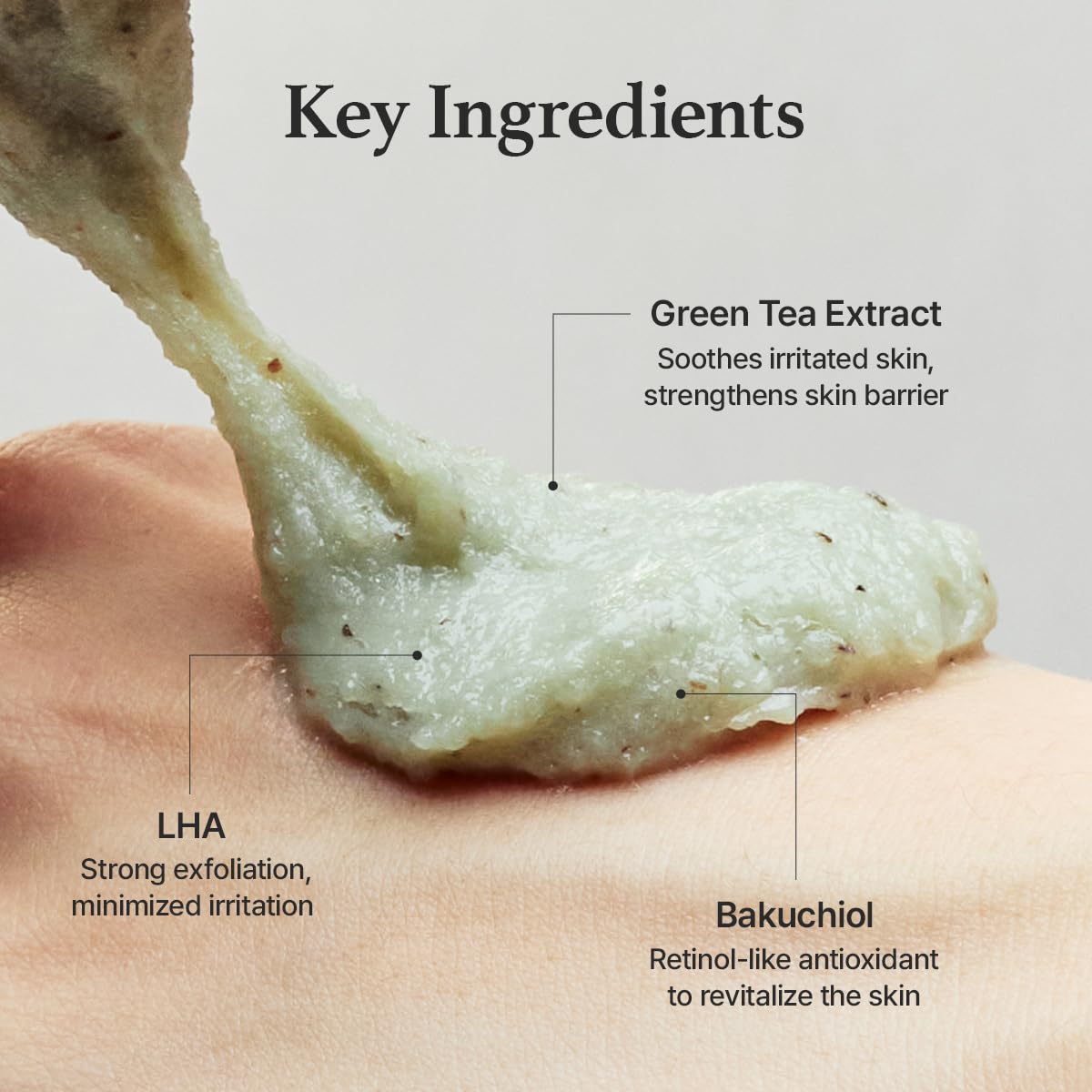 ARENCIA Green Tea + LHA Deep Pore Rice Cake Cleanser 150ml by Arencia – Facial Cleanser