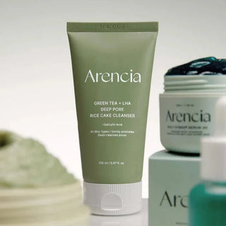 ARENCIA Green Tea + LHA Deep Pore Rice Cake Cleanser 150ml by Arencia – Facial Cleanser photo