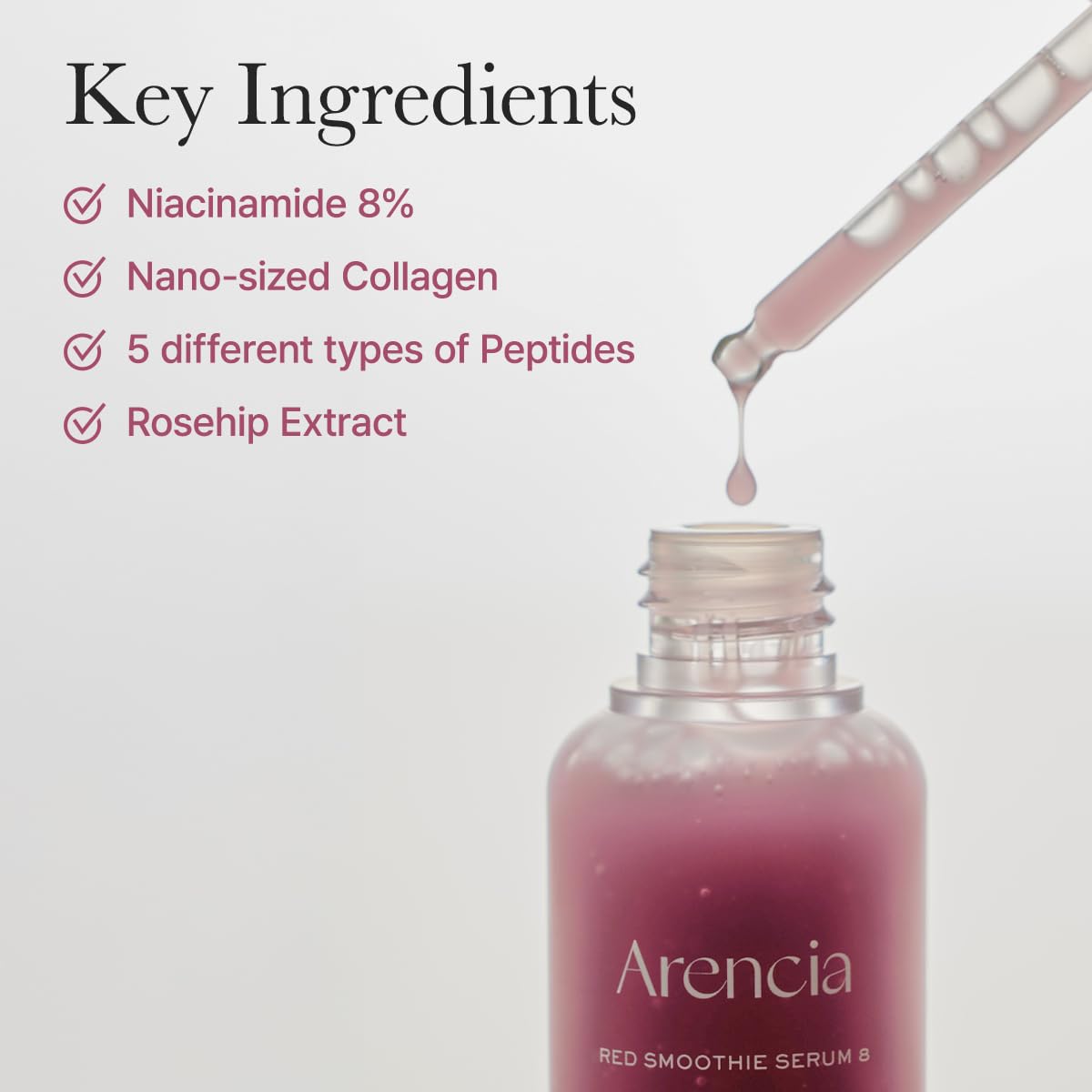 Arencia Red Smoothie Serum 8 30ml by Arencia – Serum & Ampoule