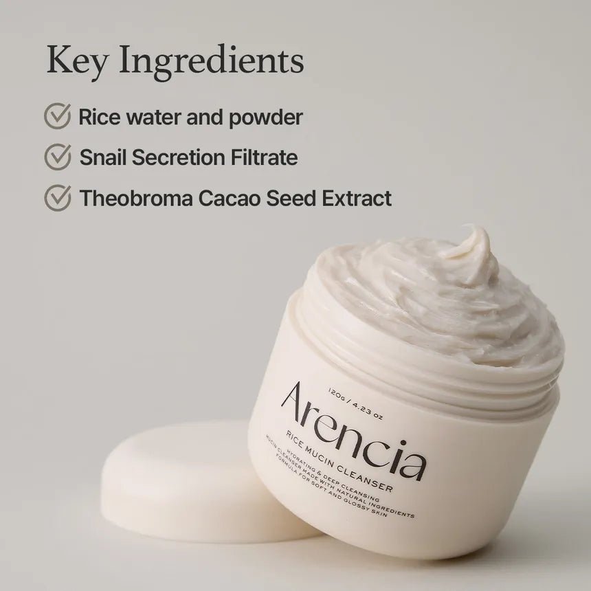 Arencia Rice Mucin Cleanser 120g by Arencia – Facial Cleanser