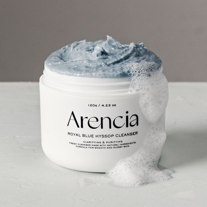 Arencia Royal Blue Hyssop Rice Mochi Cleanser 120g by Arencia – Facial Cleanser
