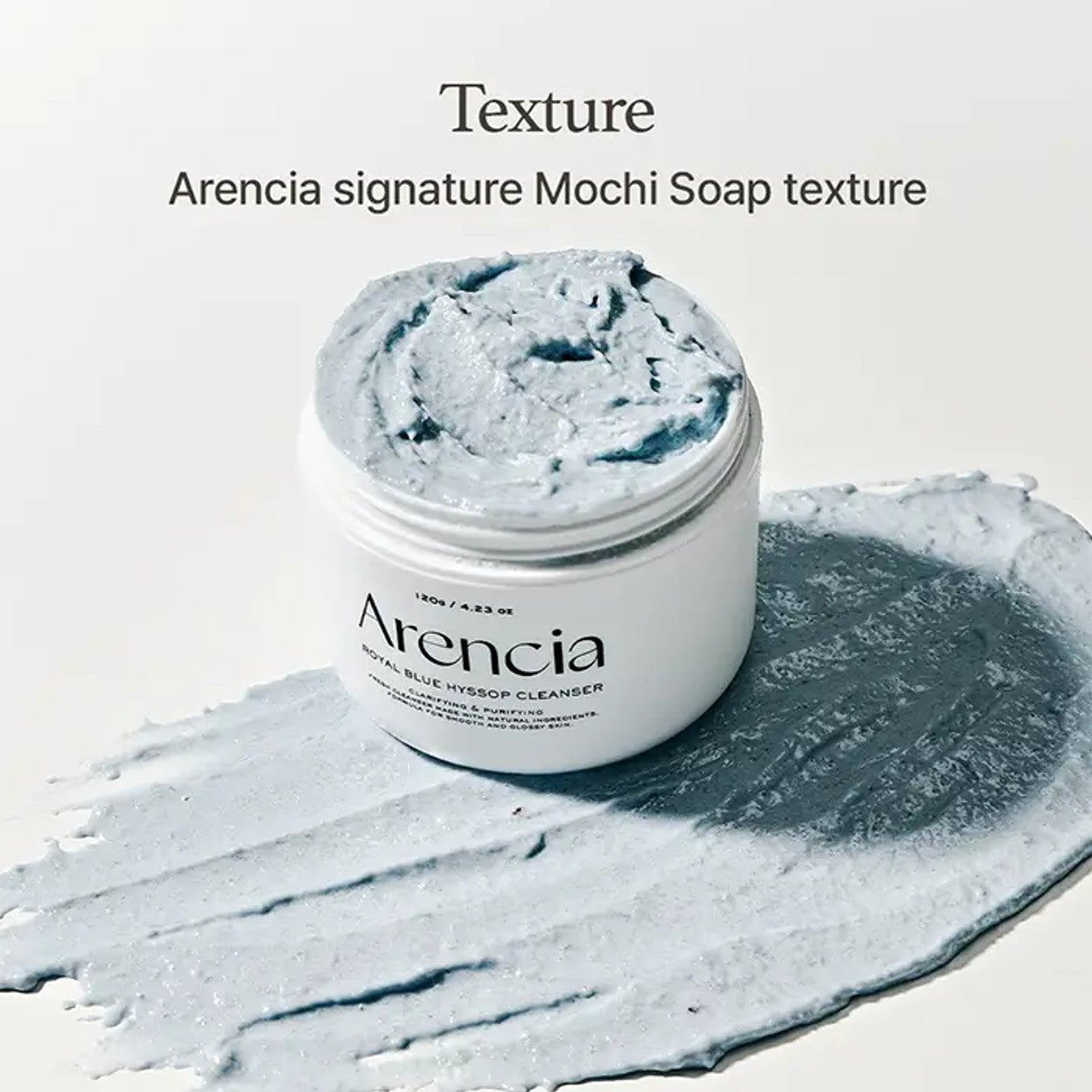 Arencia Royal Blue Hyssop Rice Mochi Cleanser 120g by Arencia – Facial Cleanser