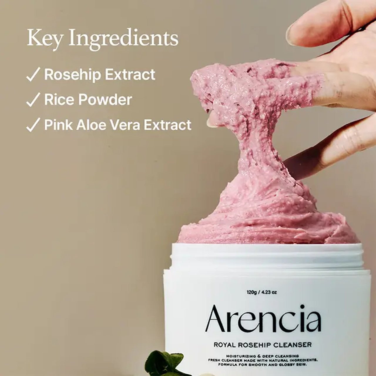 Arencia Royal Rosehip Rice Mochi Cleanser 120g by Arencia – Facial Cleanser