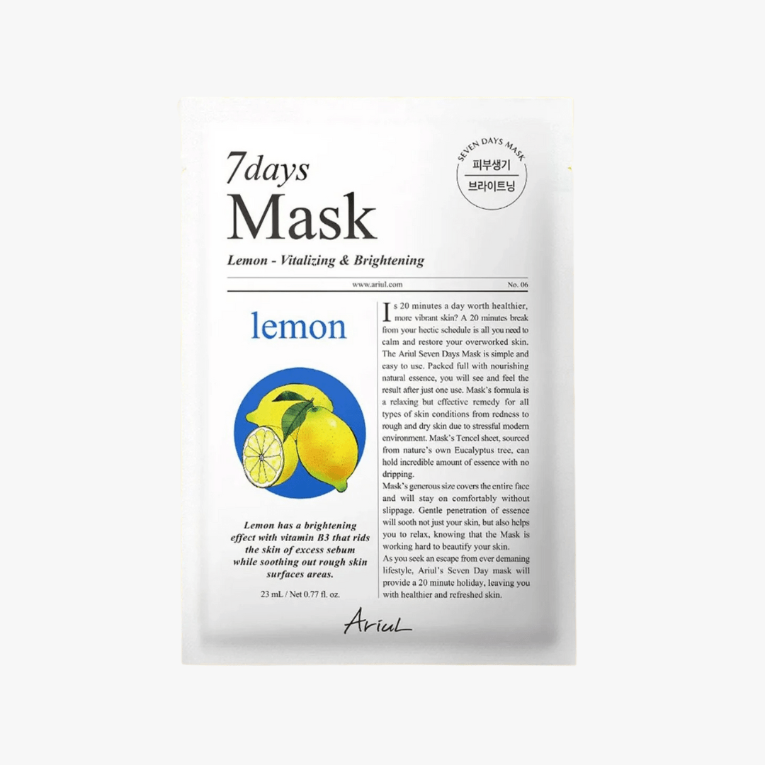 ARIUL 7 days Mask Lemon C 1pc by Ariul – Sheet Mask
