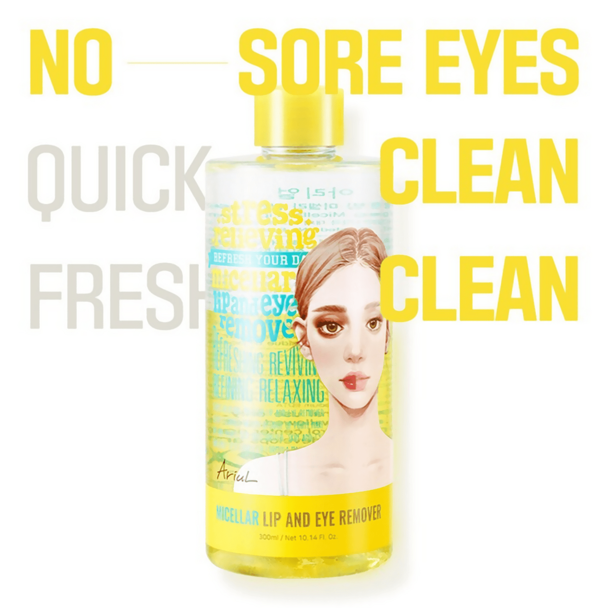 ARIUL Stress Relieving Micellar Lip and Eye Remover 300ml by Ariul – Makeup Remover