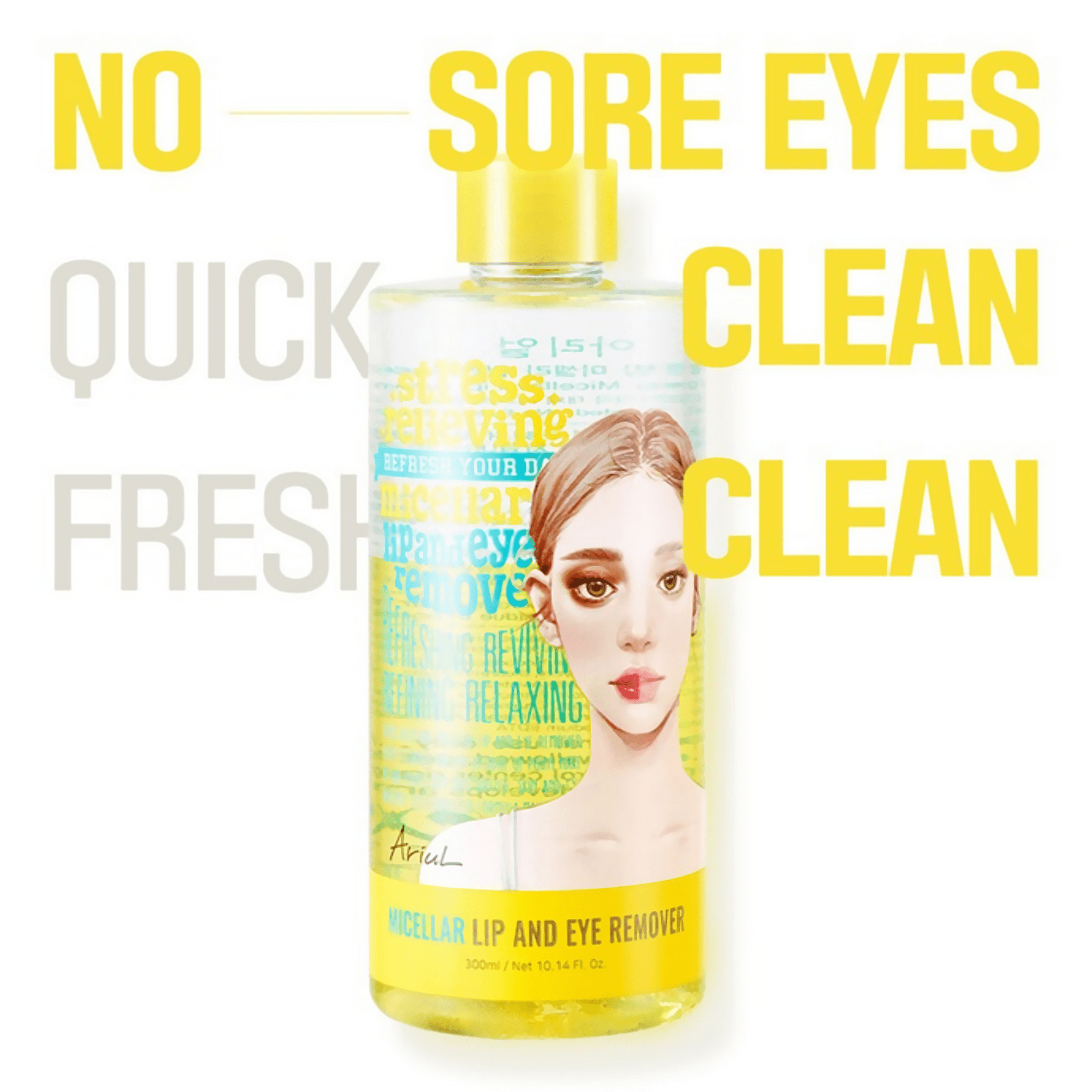 ARIUL Stress Relieving Micellar Lip and Eye Remover 300ml by Ariul – Makeup Remover
