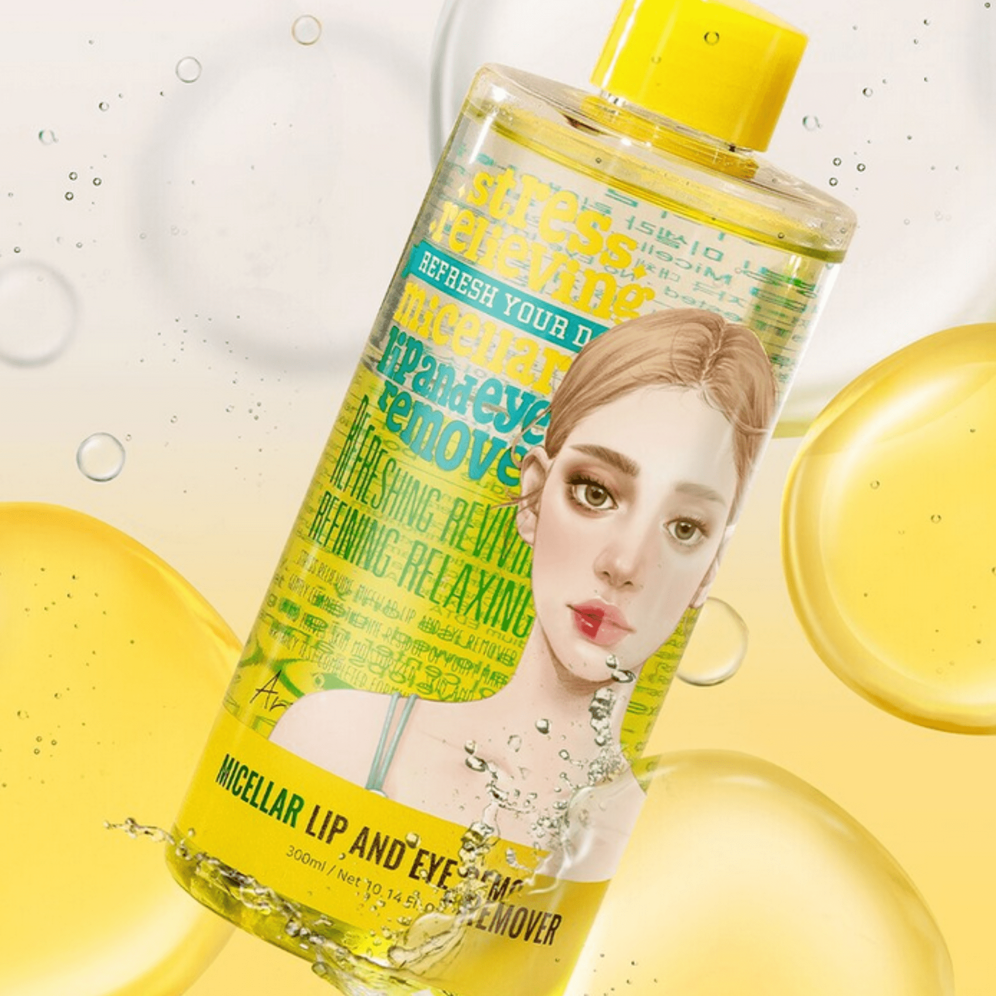ARIUL Stress Relieving Micellar Lip and Eye Remover 300ml by Ariul – Makeup Remover