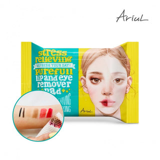 Ariul Stress Relieving Purefull Lip & Eye Remover Pad 30ea - Ariul | Kiokii and...