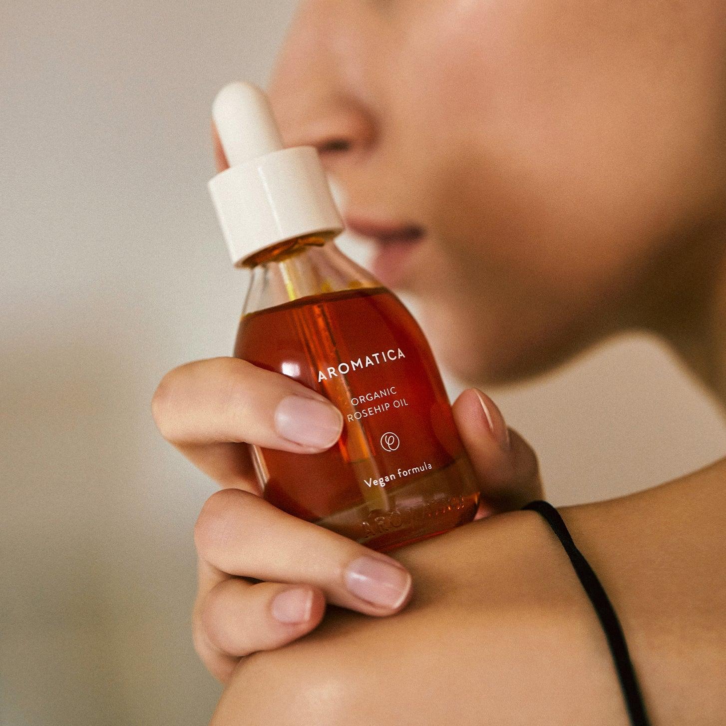 AROMATICA Organic Rosehip Oil 30ml by Aromatica – Serum & Ampoule