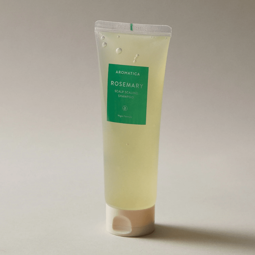 Aromatica Rosemary Scalp Scaling Shampoo 180ml + Root Enhancer 100ml by Aromatica – Bundle