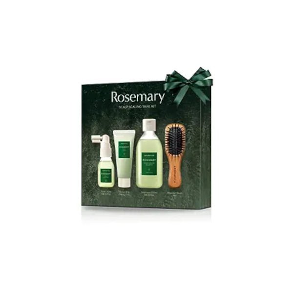 Aromatica Rosemary Scalp Scaling Trail Kit Set 4 items by Aromatica – Shampoo & Conditioner Sets