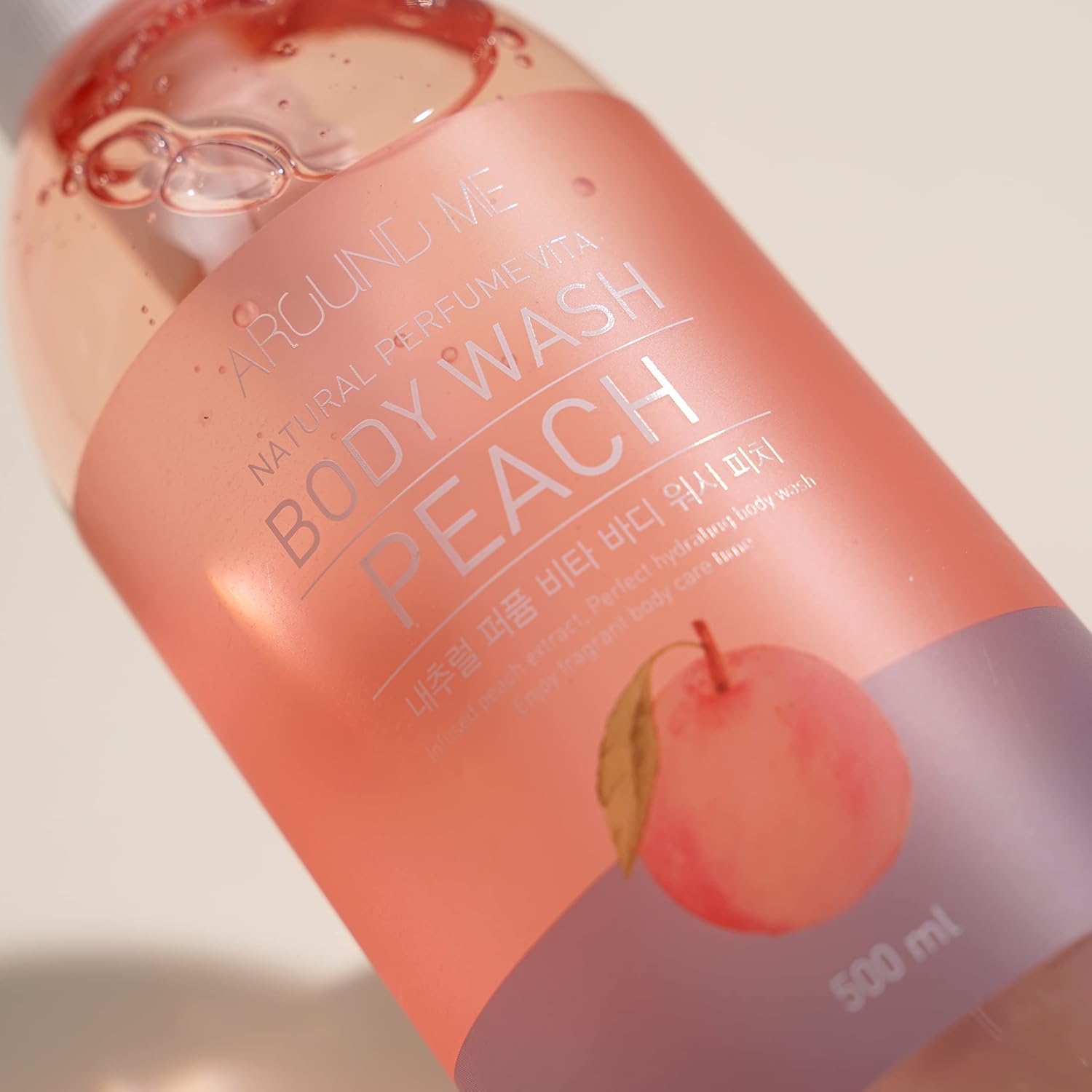 AROUND ME Perfume Vita Body Wash Peach 500ml by Around Me – Body Wash