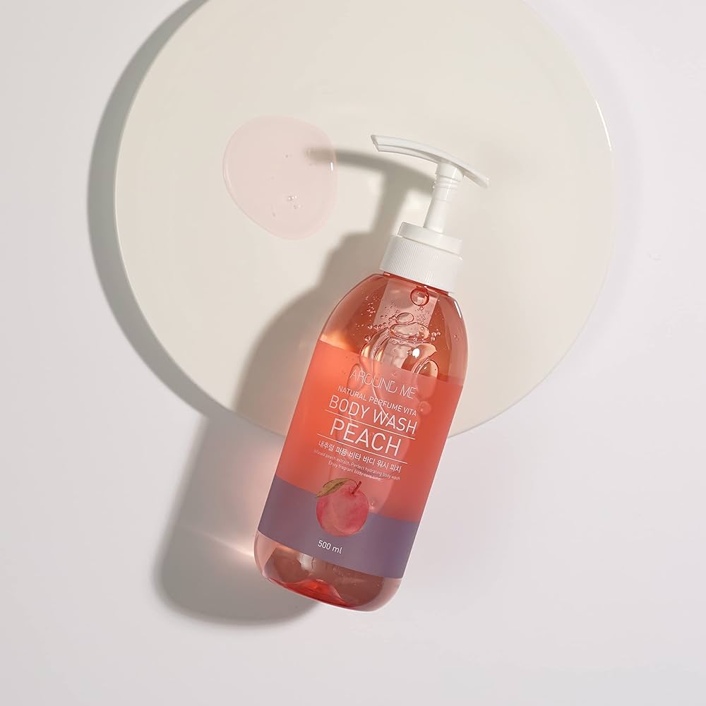 AROUND ME Perfume Vita Body Wash Peach 500ml by Around Me – Body Wash