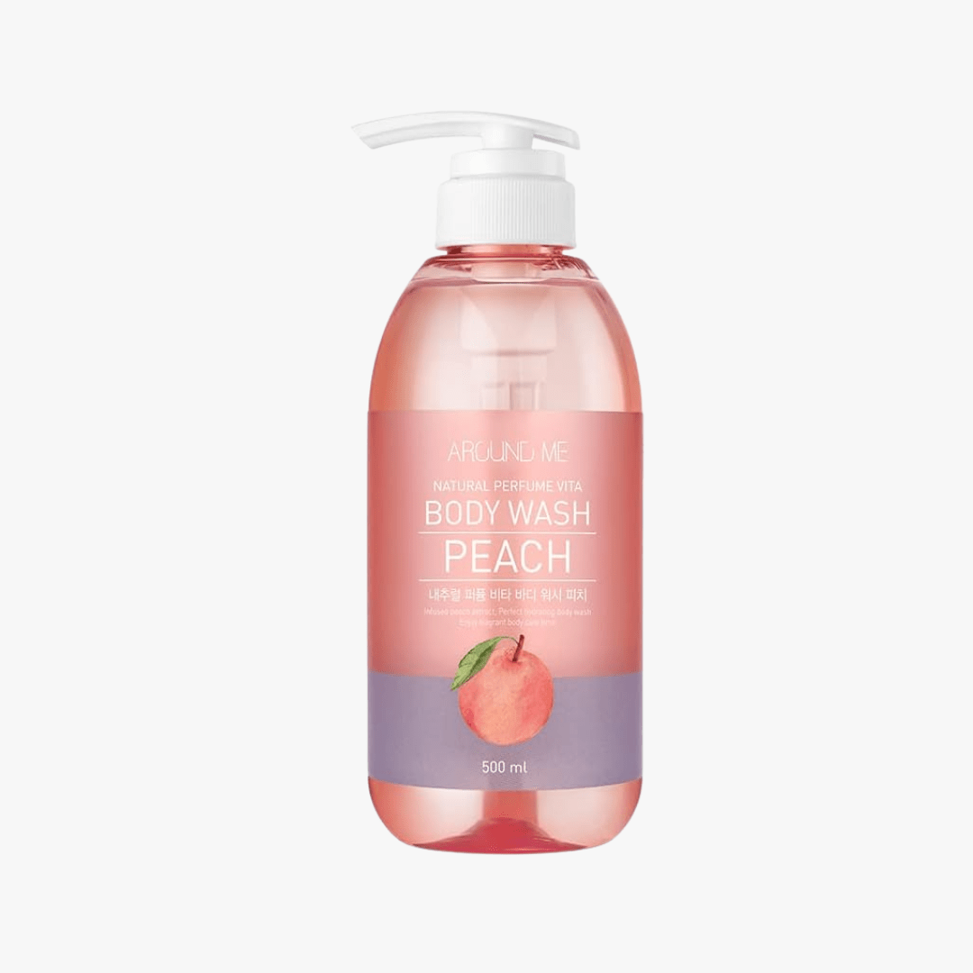 AROUND ME Perfume Vita Body Wash Peach 500ml by Around Me – Body Wash