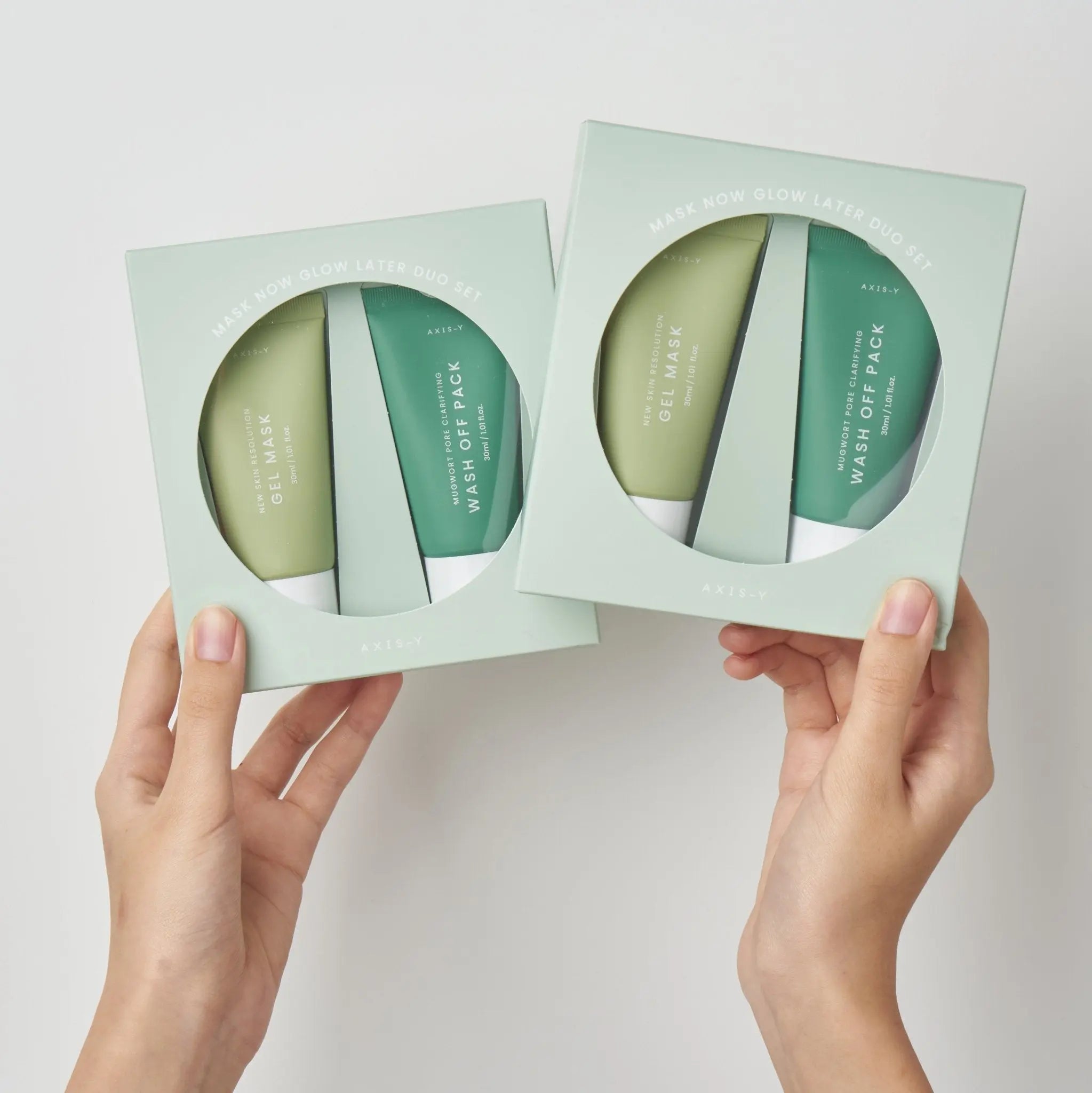 AXIS - Y Mask Now Glow Later Duo Set by AXIS - Y – Wash - Off Mask