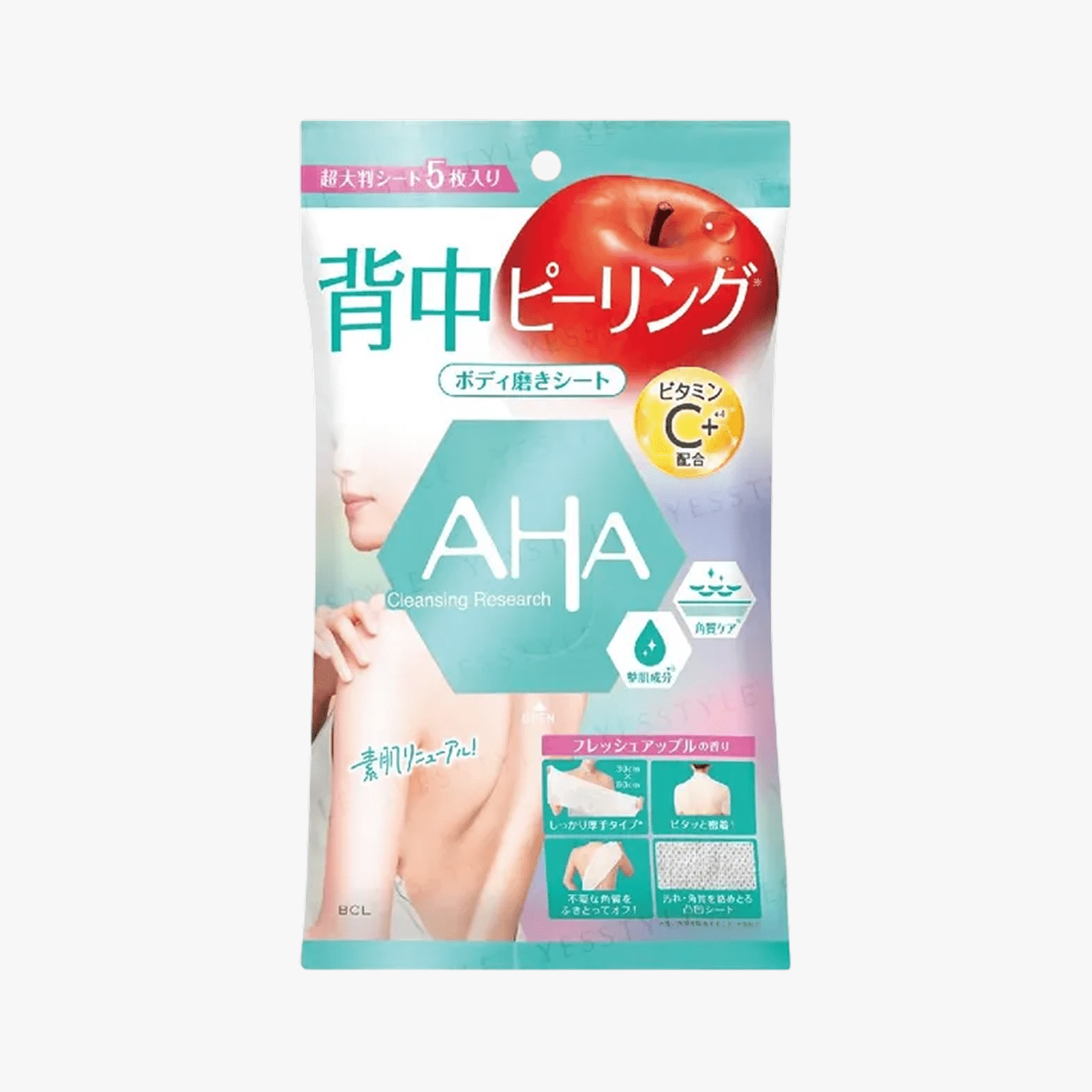 BCL Cleansing Research Body Peel Sheet C by BCL – Body Exfoliant