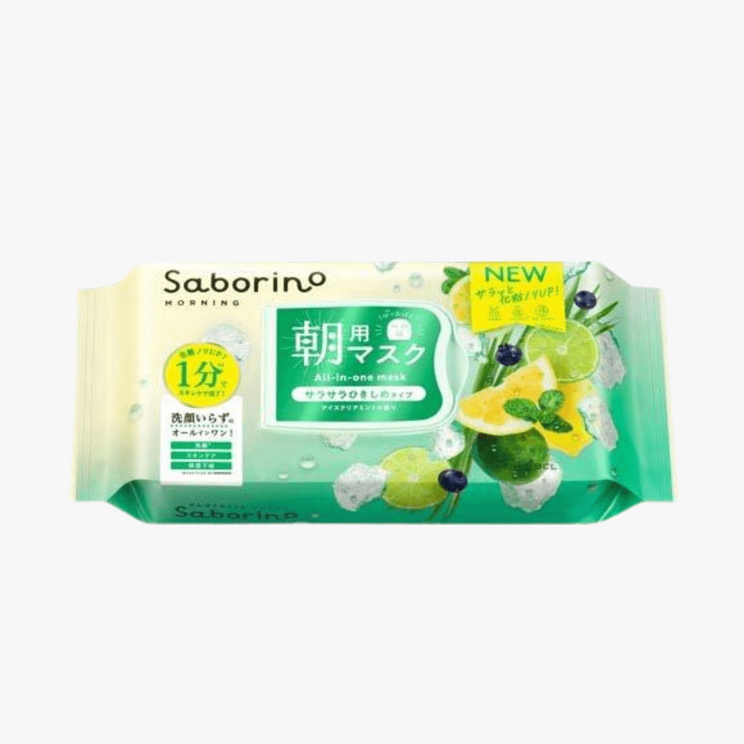 BCL SABORINO Morning Sheet Mask Ice Clear Mint 28pcs by BCL – Sheet Mask