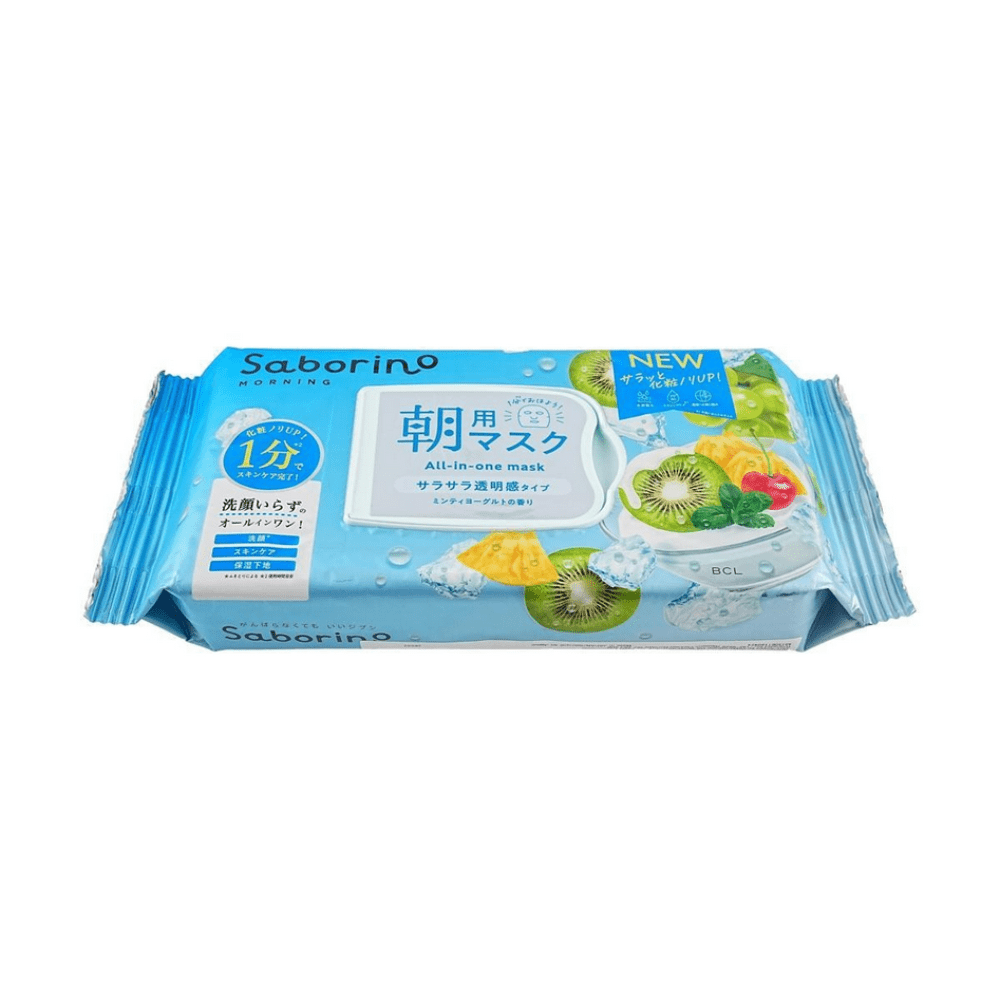 BCL SABORINO Morning Sheet Mask Minty Yogurt 28pcs by BCL – Sheet Mask