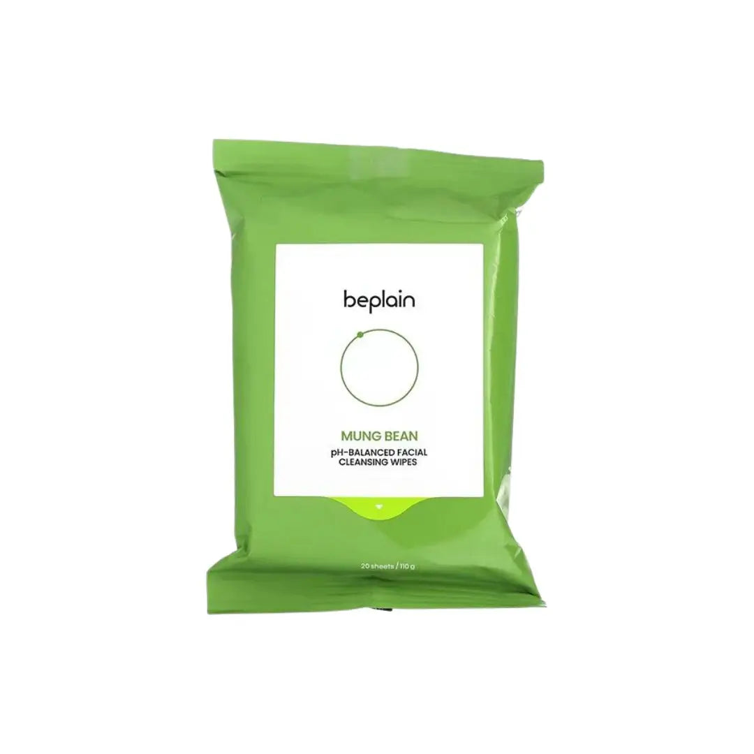 Beplain Mung Bean PH Balanced Facial Cleansing Wipes 20pcs by Beplain – Makeup Remover