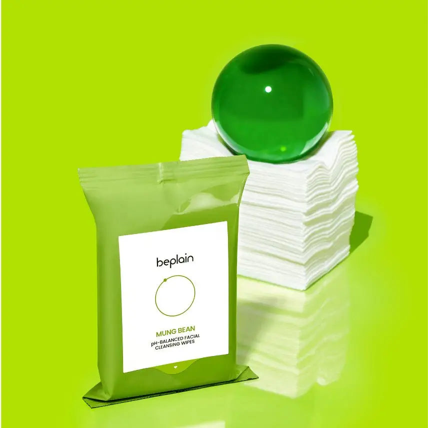 Beplain Mung Bean PH Balanced Facial Cleansing Wipes 20pcs by Beplain – Makeup Remover