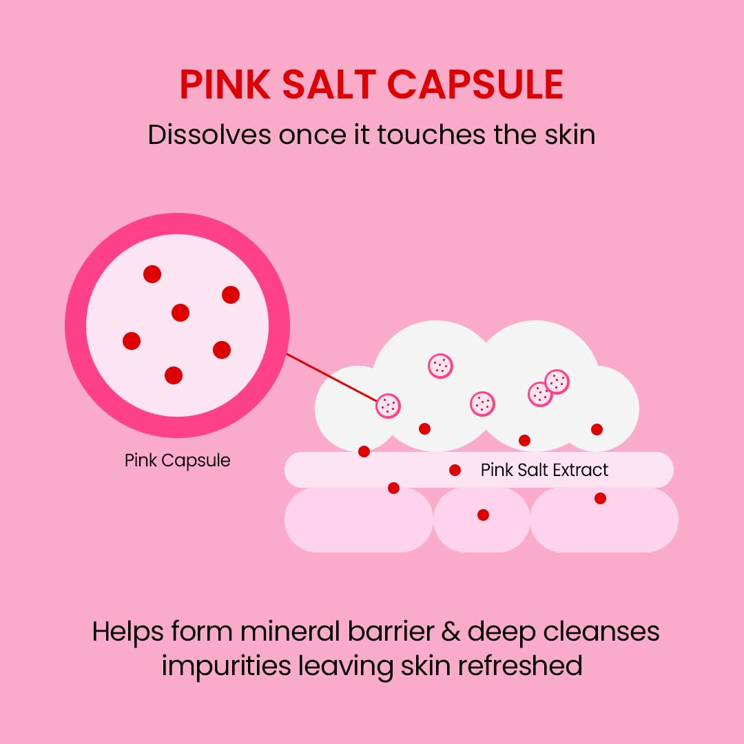 BEPLAIN Pink Salt AHA BHA Cleansing Foam 120ml by Beplain – Facial Cleanser