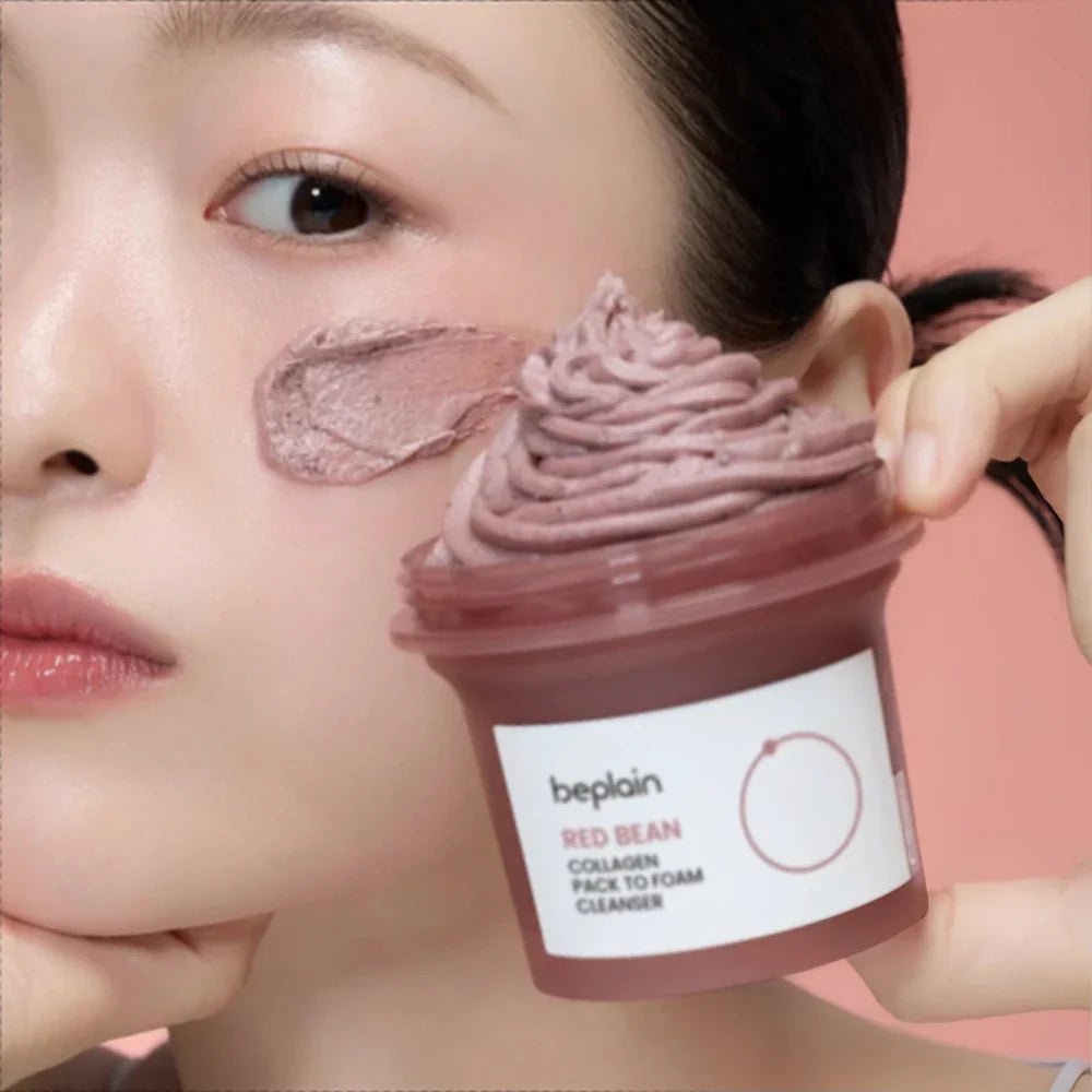 BEPLAIN Red Bean Collagen Pack To Foam Cleanser 100ml by Beplain – Facial Cleanser