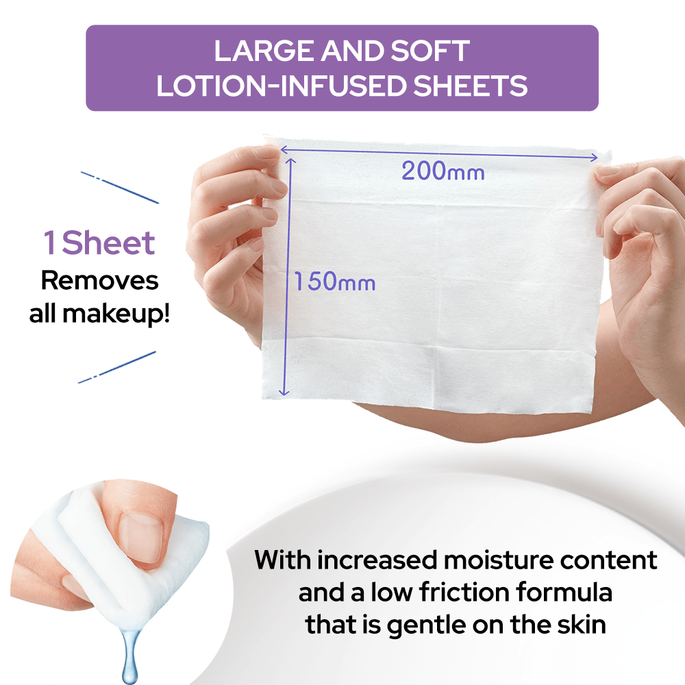 BIFESTA Micellar Cleansing Sheet - Enrich 46pcs by Bifesta – Makeup Remover