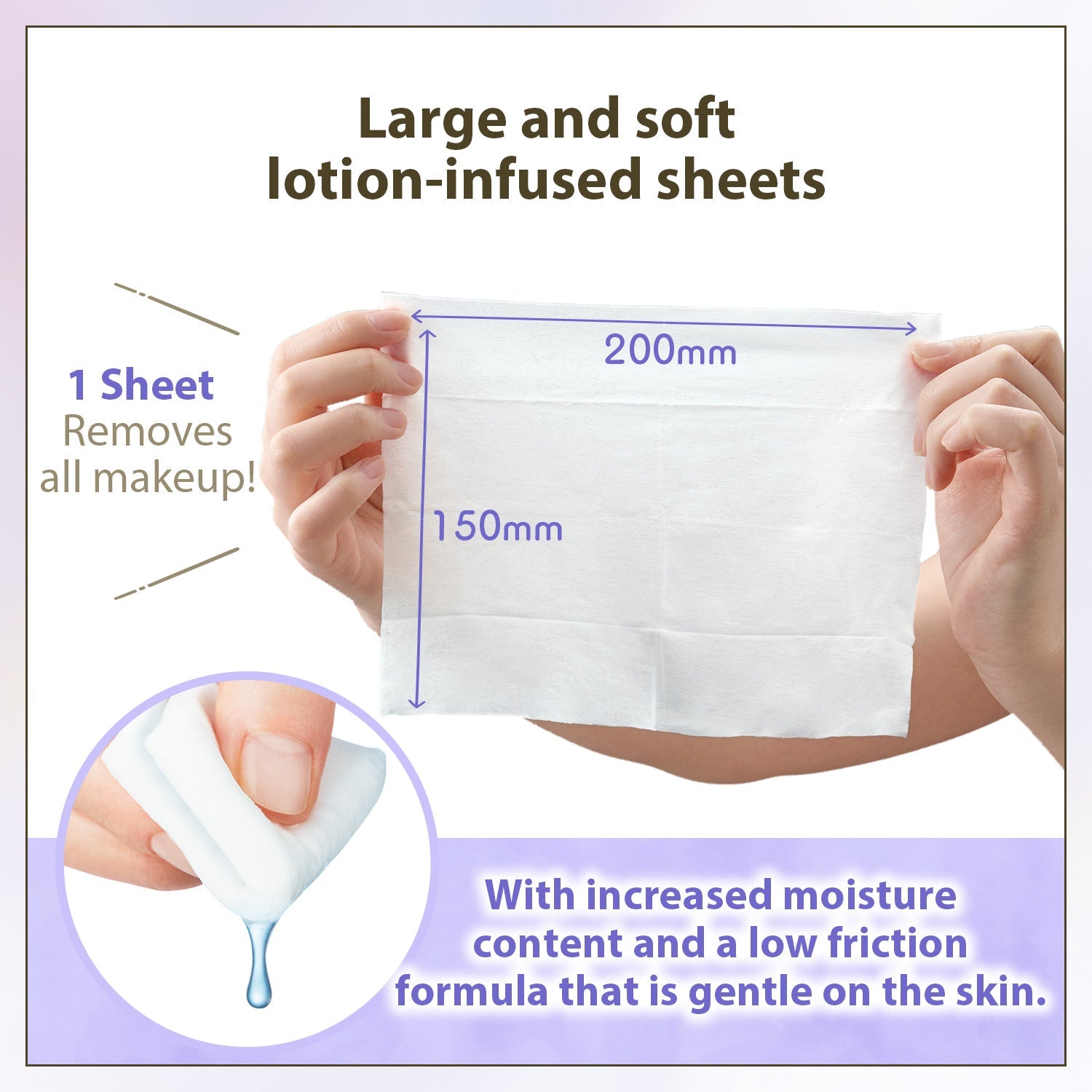 BIFESTA Micellar Cleansing Sheet Perfect Glow 46pcs by Bifesta – Makeup Remover