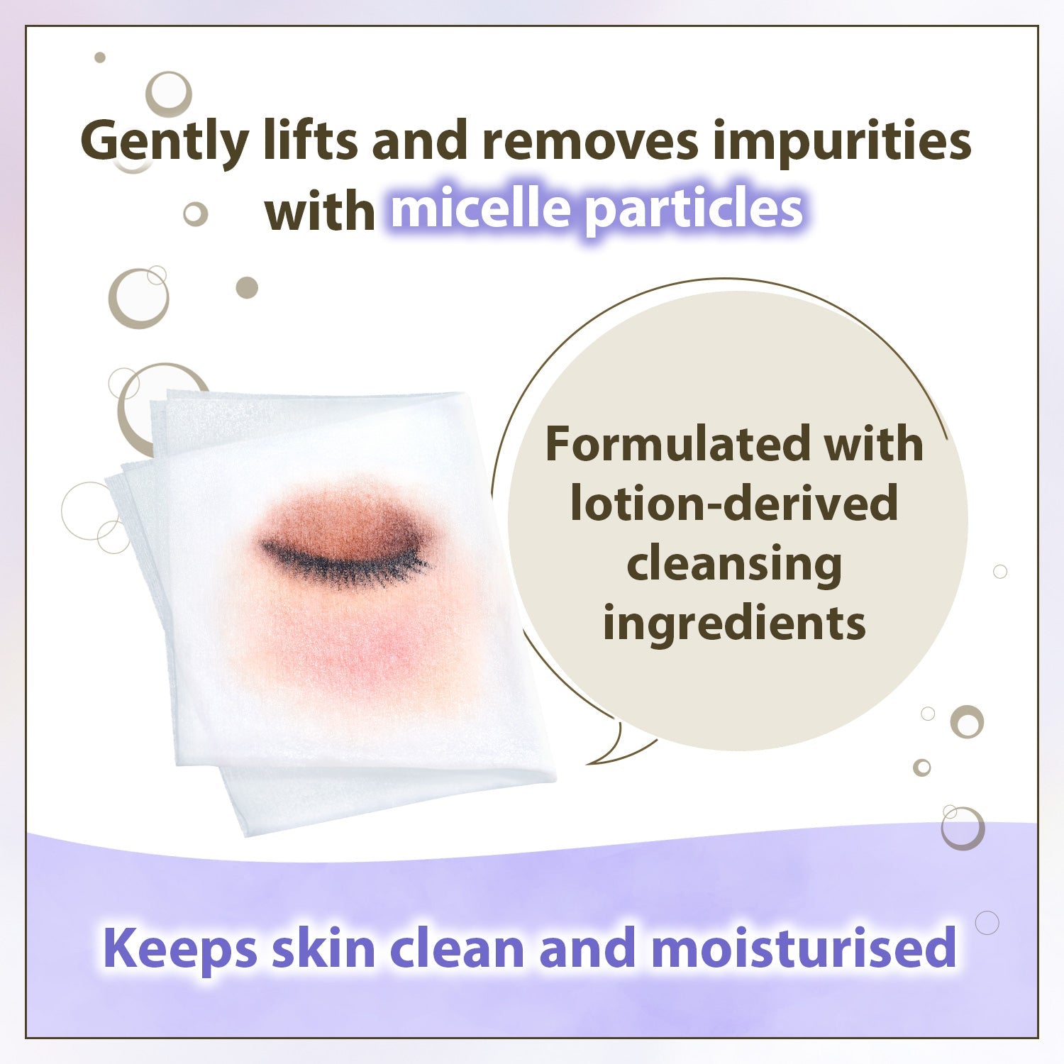 BIFESTA Micellar Cleansing Sheet Perfect Glow 46pcs by Bifesta – Makeup Remover