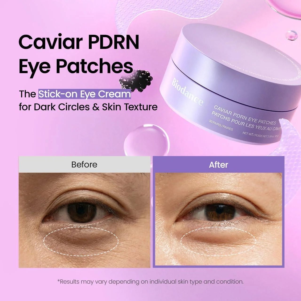 Biodance Caviar PDRN Eye Patches 60pc by Biodance – Eye Masks