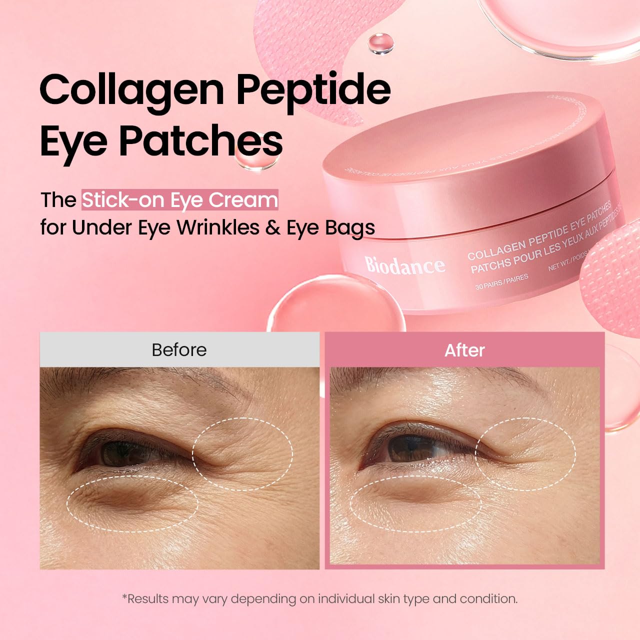 Biodance Collagen Peptide Eye Patches 60pc by Biodance – Eye Masks
