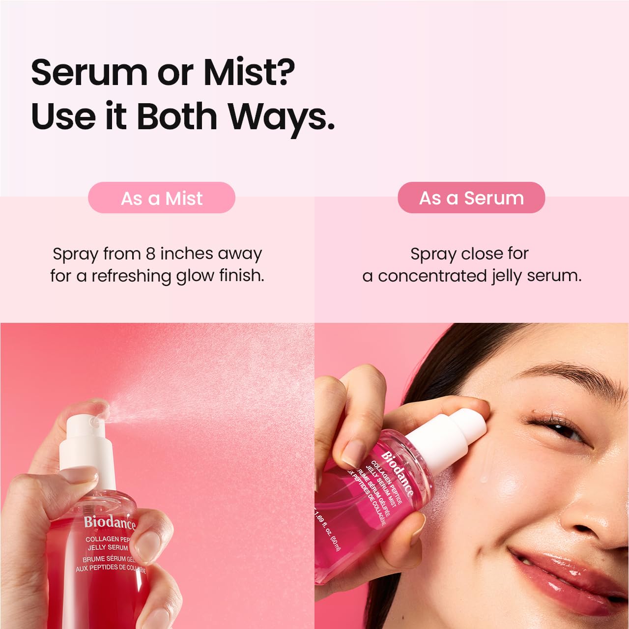 Biodance Collagen Peptide Jelly Serum Mist 50ml by Biodance – Serum & Ampoule