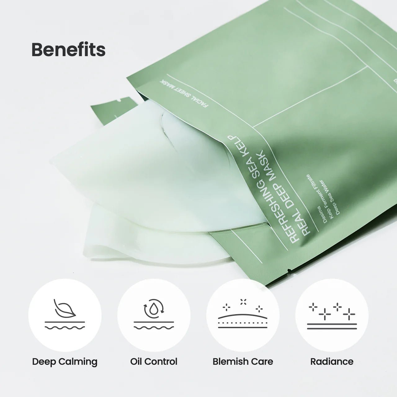Biodance Refreshing Sea Kelp Real Deep Mask (Green) by Biodance – Sheet Mask